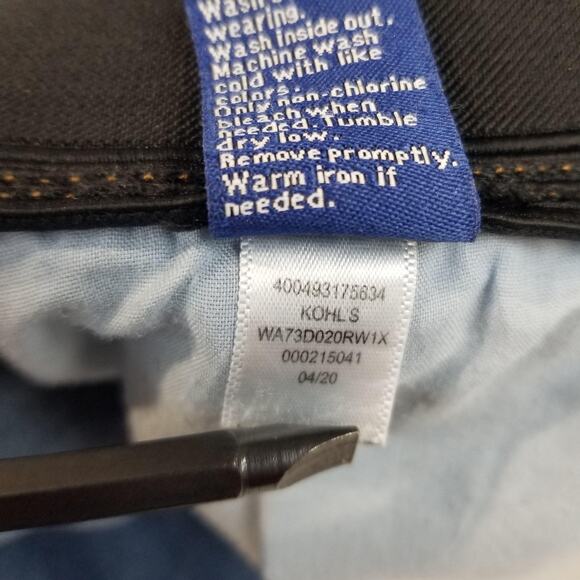 Apt. 9 Jeans Womens 16 Blue Tummy Control Straight Leg Stretch Medium Wash Denim - Picture 7 of 11